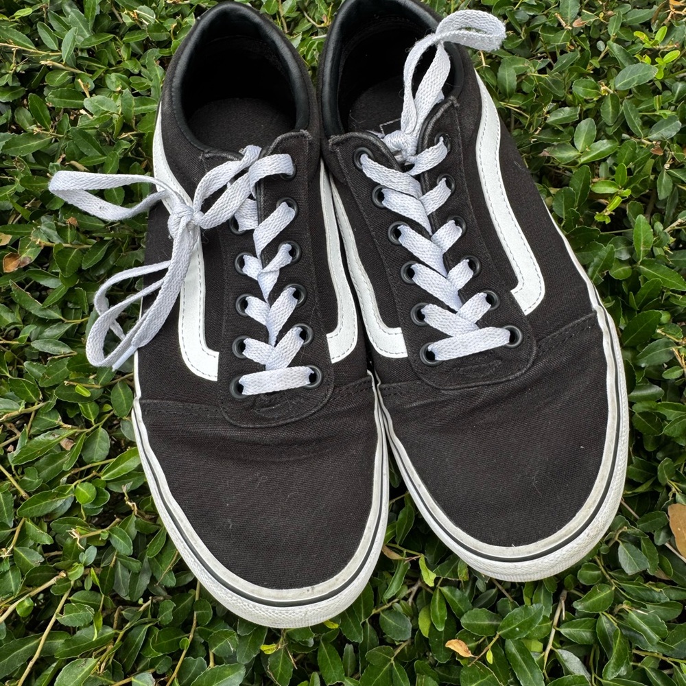 Vans Classic Black and White Sneakers